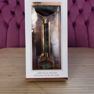 Zoe Ayla Jade Facial Roller – ansiktsmassageverktyg av äkta jade för friskare hud