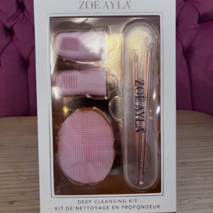 Zoe Ayla Deep Cleansing Kit – komplett kit för djup ansiktsrengöring med ansiktsborste och peeling